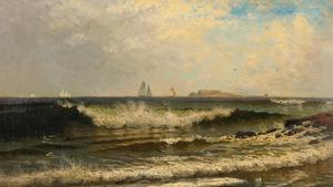 Reproduction oil paintings - Alfred Thompson Bricher - Breaking Waves