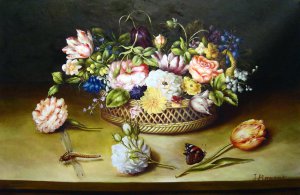 Ambrosius the Elder Bosschaert, Flower Still Life, Art Reproduction