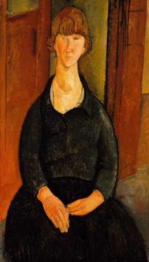 Amedeo Modigliani, Flower Vendor, Painting on canvas