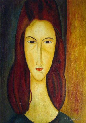 Amedeo Modigliani, Jeanne Hebuterne, Painting on canvas