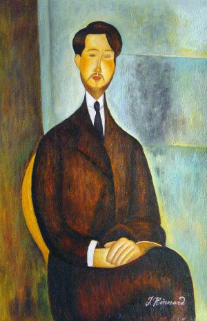 Amedeo Modigliani, Leopold Zborowski, Painting on canvas