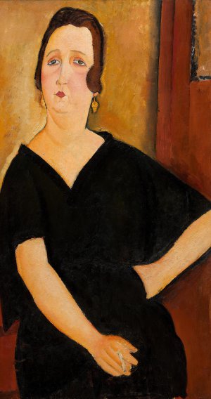 Amedeo Modigliani, Madame Amedee, Painting on canvas