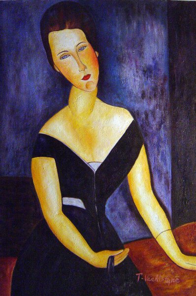 Madame Georges Van Muyden. The painting by Amedeo Modigliani
