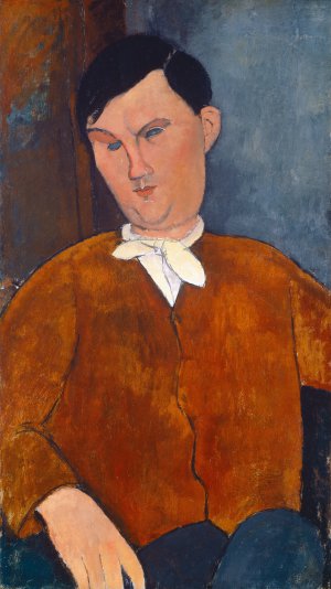 Amedeo Modigliani, Monsieur Deleu, Painting on canvas
