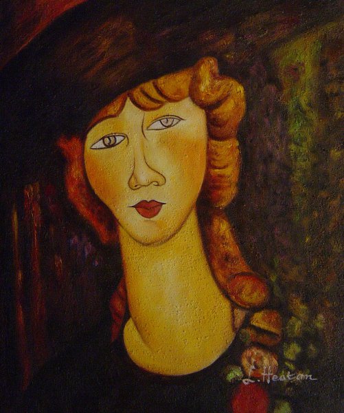 Renee The Blonde. The painting by Amedeo Modigliani