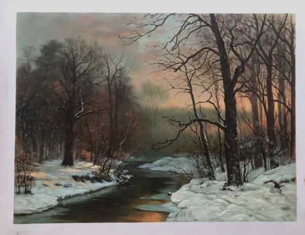 As Evening Falls Oil Painting Reproduction