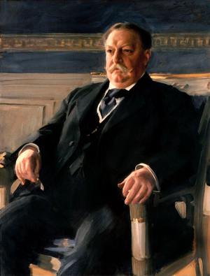 Anders Zorn, Portrait of William Howard Taft, Painting on canvas