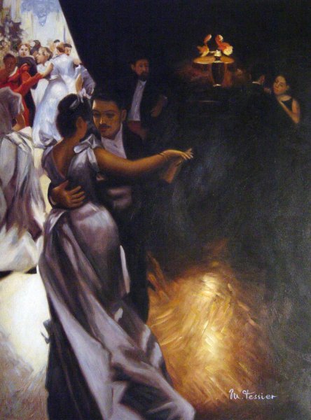 The Waltz. The painting by Anders Zorn