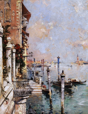 Antonietta Brandeis, Canal Grande, Painting on canvas
