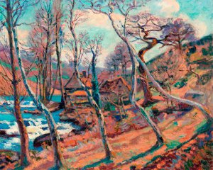 Reproduction oil paintings - Armand Guillaumin - Mill at Bouchardon, 1900