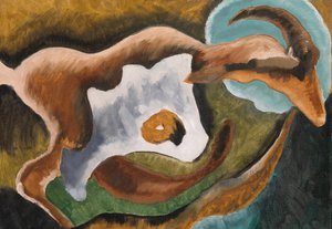 Arthur Dove, Goat, Painting on canvas