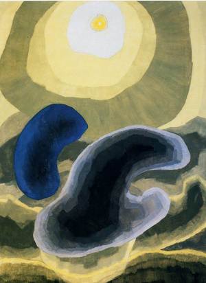 Arthur Dove, Sun, Painting on canvas