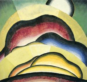 Arthur Dove, Sunrise, Painting on canvas