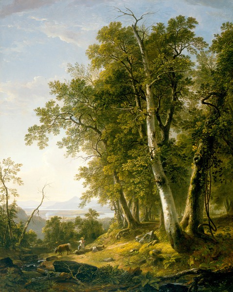 Forenoon. The painting by Asher Brown Durand
