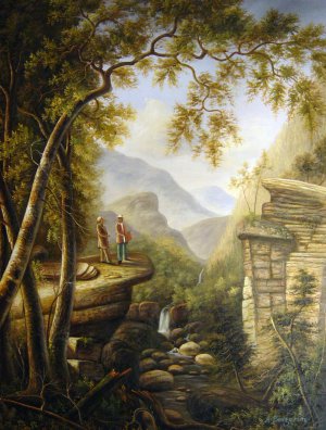 Asher Brown Durand, Kindred Spirits, Painting on canvas
