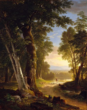 The Beeches, Asher Brown Durand, Art Paintings