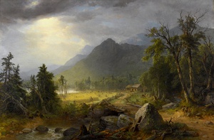 Asher Brown Durand, The First Harvest in the Wilderness, Painting on canvas