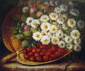 Reproduction oil paintings - August Laux - A Summer Still Life