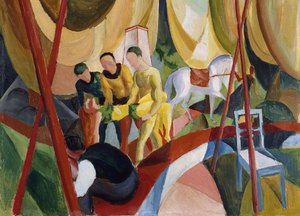 Reproduction oil paintings - August Macke - Circus