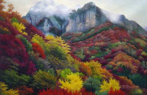 Reproduction oil paintings - Our Originals - Autumn Mountain Scenery