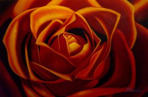 Our Originals, Autumn Rose, Painting on canvas