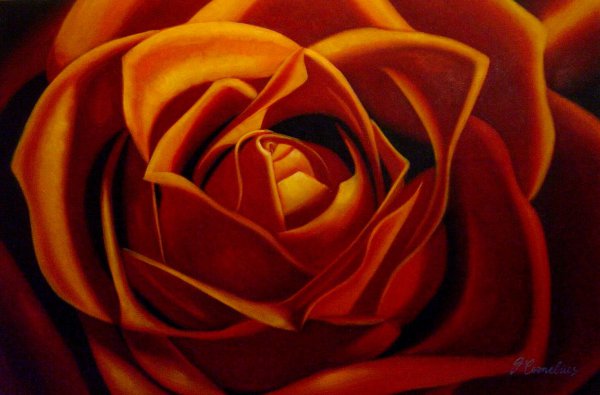 Autumn Rose. The painting by Our Originals