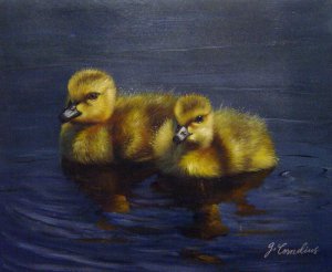 Baby Geese, Our Originals, Art Paintings