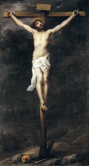 Bartolome Esteban Murillo, Christ on the Cross, Painting on canvas