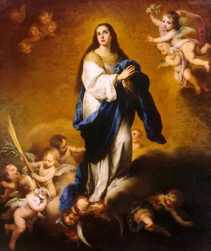 Reproduction oil paintings - Bartolome Esteban Murillo - Immaculate Conception 3