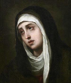 Bartolome Esteban Murillo, The Holy Virgin of the Sorrows, Painting on canvas
