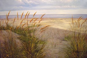 Our Originals, Beach Path Through The Grass, Painting on canvas