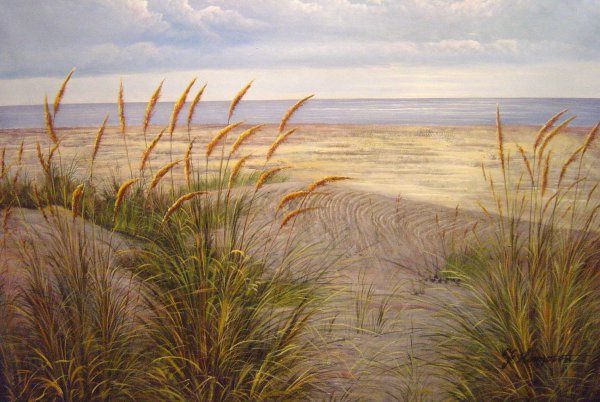 Beach Path Through The Grass. The painting by Our Originals