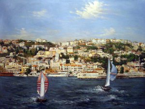 Our Originals, Beautiful Harbor, Painting on canvas
