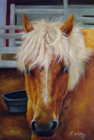 Famous paintings of Horses-Equestrian: Blondie