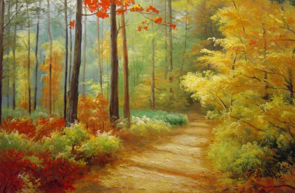 Bold Colors Of Fall. The painting by Our Originals