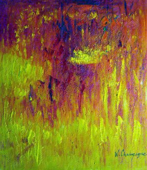 Famous paintings of Abstract: Bold Electric Abstract