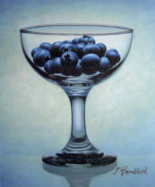 Boldly Blueberry. The painting by Our Originals