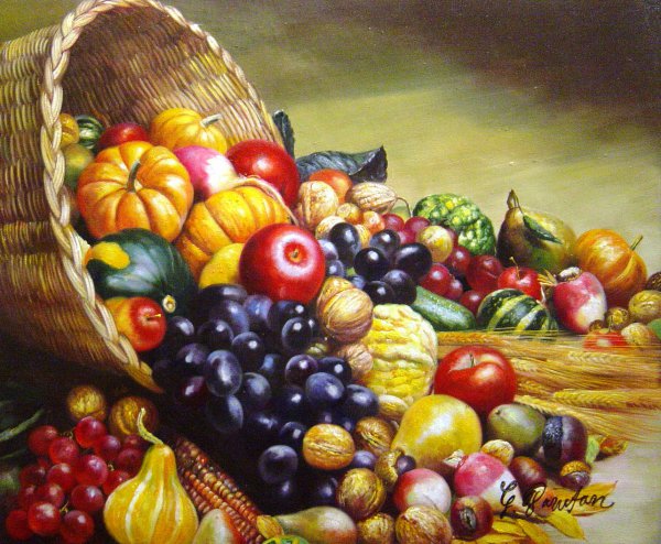 Bountiful Harvest. The painting by Our Originals