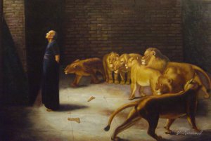 Daniel's Answer To The King, Briton Riviere, Art Paintings
