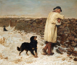 Briton Riviere, War Time, Painting on canvas