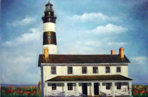 Our Originals, Buxton Lighthouse, Painting on canvas