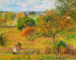 Reproduction oil paintings - Camille Pissarro - Autumn in Eragany