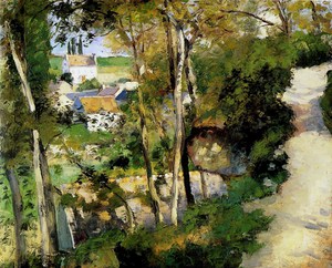 Reproduction oil paintings - Camille Pissarro - Climbing Path