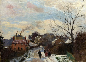 Reproduction oil paintings - Camille Pissarro - Fox Hill, Upper Norwood