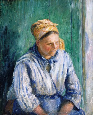 Washerwoman, Study, Camille Pissarro, Art Paintings