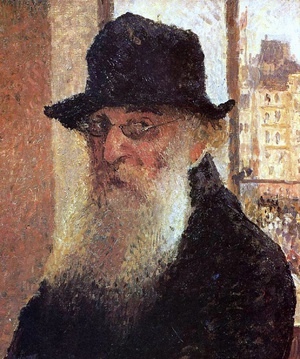 Camille Pissarro, Camille Pissarro Self Portrait, Painting on canvas