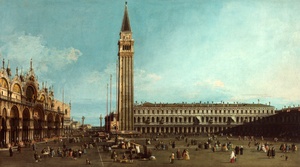 Canaletto, Piazza San Marco, Art Reproduction