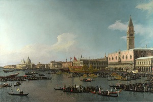 Canaletto, Venice, the Basin of San Marco on Ascension Day, Art Reproduction