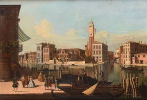 Canaletto, View of the Grand Canal, Venice, Painting on canvas