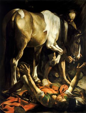 Caravaggio, Conversion of Saint Paul, Painting on canvas